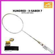 (SPORTS) HUNDRED HNDRD X-SABER 7 X SABER 7 BADMINTON RACKET COMPLETE SET ORIGINAL SAFE PACKING