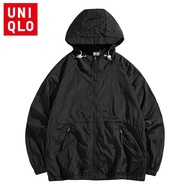 Uniqlo Men's solid color jacket summer thin jacket
