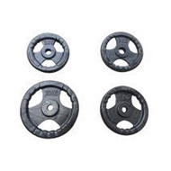 Cast iron dumbbells 10kg - 1 wheel