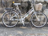 Galaxy 銀色鋁架24寸七速 淑女車