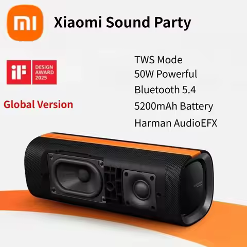Xiaomi Sound Party Global Version Portable Bluetooth Wireless Speaker High-Quality Outdoor Sound Dur
