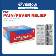 Uphamol/Paracil 500mg ( Paracetamol ) 10'Tablets/Strip