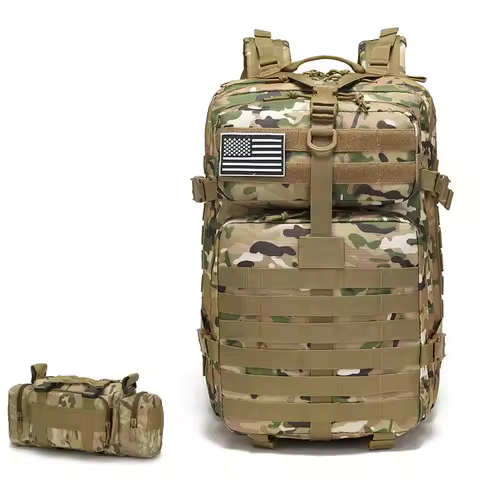 3P Tactical Backpack, Outdoor Hiking Mountaineering Travel Backpack, Double-Shoulder Bag, Comes Give