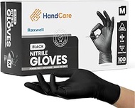 Gloves+com 6mil Nitrile Gloves - Disposable Latex Free Black Gloves Cleaning Gloves, Cooking Gloves, Medical, Surgical Gloves