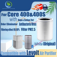 【Original and Authentic】Replacement Compatible with levoit Core 400&amp;400S Filter Air Purifier Accessories True Original HEPA&amp;Active Carbon High-Efficiency H13 Antibacteria Virus