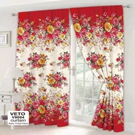 繁花映彩窗间韵，"Flowers" highlights the rich and diverse flower patterns on the curtains, "Yingcai" emphasi