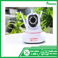 CAMERA CHUẨN 5.0MPX MODEL 2023 Camera Wifi Yoosee 3 râu 3.0Mpx Full HD Model mới nhất 2024