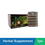 MX 3 Mangosteen Herbal Supplement Capsule