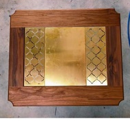 Outdoor camping IGT solid wood table accessories, brass 1-unit, 0.5-unit panel. Compatible with Snow