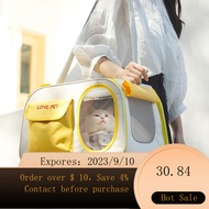 NEW Cat Bag Outing Portable Pet Bag Handbag Cat Diaper Bag Portable Dog Diaper Bag Large Capacity Breathable 0M8F