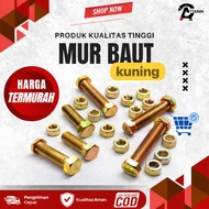 M8 M6 Yellow Nut and Bolt