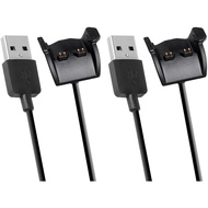 NUOLIANXIN Charging Cable for Garmin Vivosmart HR/Vivosmart HR+ (Black - 2PCS)