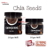 BLACK CHIA SEED / BIJIRIN CHIA ( 180GM/250 NETT ) chia seed organic chia seed 1kg organic chia seeds