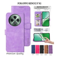 Case For OPPO RENO12 F 5G - Leather Wallet Case - Wallet Case Wallet Leather Flip Case
