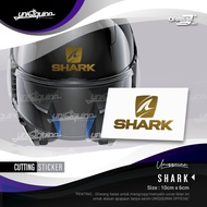 UQ Shark Helmet Sticker [Cutting Sticker] Shark Motorcycle Helmet Sticker / Custom Sticker