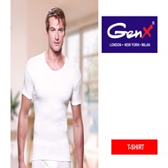 KAMDAR Men Innerwear Genx T-Shirt White 1X1 Rib 1 Pc/Pack