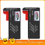 BT-168 2 Pieces Battery Tester Checker for AA/for AAA/C/D/9V/1.5V Button Cell Household for Small Ba