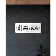 HEART WRITING BEWARE OF GLASS 22X8 CM GLASS BOLT/ SIGN HEART GLASS BOLT BEWARE OF GLASS WALL STICKER