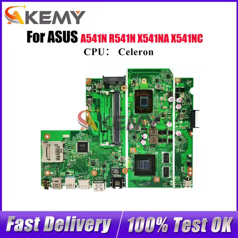 X541NC Laptop Motherboard For ASUS VivoBook A541N A541N F541N X541NC R541N X541NA X541N Notebook Mai