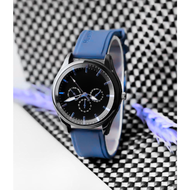 Jam Tangan Pria Wanita Korea Fashion Pilihan Terbaik Jam Quartz Analog dengan Strap Silikon Rubber
