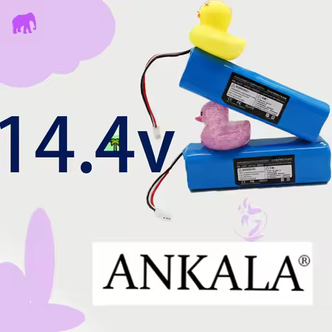 555 High Capacity 12800mAh 14.4V Safe Li Ion Battery Replacement for Viomi S9 Lydsto R1 Roidmi Eve P