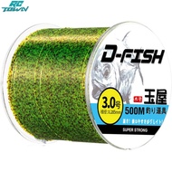 RCTOWN,2023!!500m Speckle Spoted Fishing Line Color Changing Super Strong Monofilament Fishing Line 