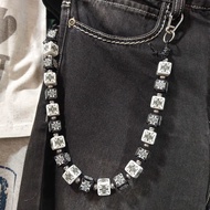 west coast choppers pants chain White Dice Fe Spider Pattern 1-1/bag