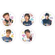 Freebies CORTIS BROOCH PIN (5 pieces of Cortistic Member Brooch Pins according to selected variation