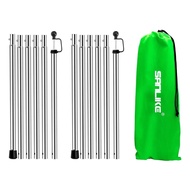 Tarp Poles Adjustable Heavy Duty 90 in Camping Tent Poles for Tarp Portable Telescoping Tent Poles f