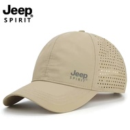 JEEP JEEP Baseball Cap Summer Breathable Quick-Drying Sports Cap Travel Fishing Sunshade Sunscreen U