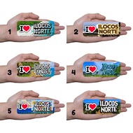 Angbaligya I LOVE ILOCOS NORTE RECTANGLE RUBBER REF MAGNET DESIGN