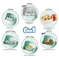 BabySafe LBD01/LBD02 Sterilize & Dry With Drying Rack | BOTTLE STERILIZER | Sterilizer | Bottle rack