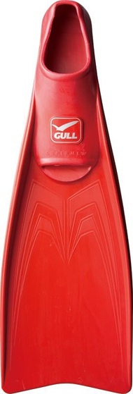 Gull Supermew 成人潛水蛙鞋 - S size-太陽紅