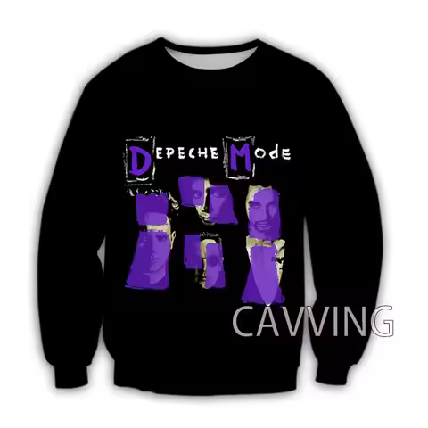 New Fashion Women/Men's 3D Print Depeche-Mode Crewneck Sweatshirts Harajuku Styles Tops Long Sleeve 