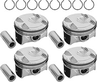 4Pcs STD Engine Piston & Ring Kit Fits for Ford Edge Escape Fusion Lincoln MKC MKZ 2.0T 2015-2018, F