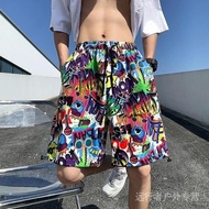 沙滩裤/男裤 Beach pants/men's pants卡通薄款沙滩裤熊运动家宽松百搭天满印外穿速干11.27