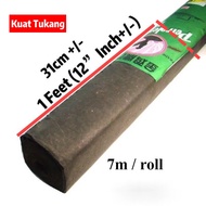 Atap Getah 1 Kaki x 7M Heavy Duty Waterproof Roofing Felt Underground protection black roofing /atap