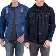Oversized thick denim jackets for men and women