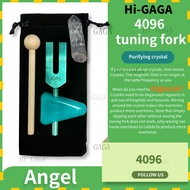 Purification Dedicated 4096hz Color Tuning Fork with Triangle Handle High Frequency Tuning Fork Puri