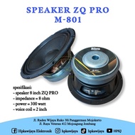 Baru!! SPEAKER ZQ PRO 8" M-801 speaker speker zqpro 8 inch M 801