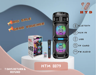 8.5X2 INCHES 9800W Bass Speakers Bluetooth Speaker With Wireless Mic Party Speaker Karaoke Speaker W