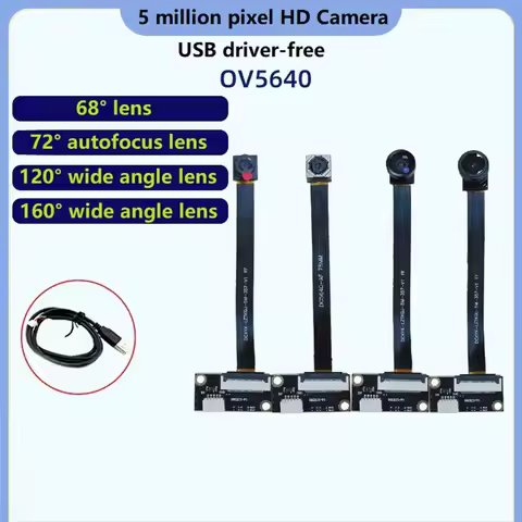DT59 OV5640 5 Million Video Camera Module Notebook USB Drive-Free Module for DIY Electronic Componen