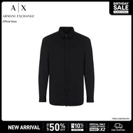 AX Armani Exchange เสื้อเชิ้ตผู้ชาย รุ่น 8NZCBD-ZN10Z-1200 - สีดำ