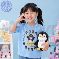 Cute Gugu Gaga Penguin Girls' T-Shirt Penguin Gugu Gaga Kids' Tops