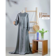 [New] Dress Haneen-Nadine Silk Crinkle Abaya Abaya Import Saudi Original Abayaa Mesir Import Origina