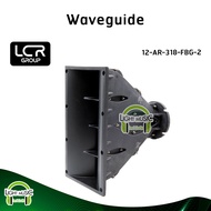 Waveguide LCR Group 12-AR-318-FBG-2 คอ 2 นิ้ว แบบแป้น วัสดุ Fiber Glass ปากฮอร์น ปากแหลม ปากเสียงแหล
