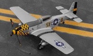 【崇武--CWI】TOP RC 750mm翼展 P-51 / P51 野馬戰鬥機PNP版+附6軸陀螺儀 現貨