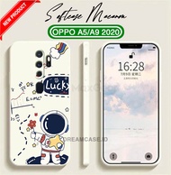[UV04] SOFTCASE MACARON CAMERA PROTECT MOTIF CUTE ASTRONAUT FOR OPPO A5 A9 2020  - SOFT CASE MACARON
