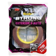 3M EXTERIOR & AUTO STRONG DOUBLE SIDED MOUNTING TAPE 19MM X 5M (710-M19)