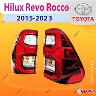 สำหรับ TOYOTA Hilux Revo Rocco 20-24 เสื้อ​ไฟท้าย ไฟท้าย​แต่ง ไฟท้ายไฟเบรค​ ไฟเลี้ยว Taillamp Tailli